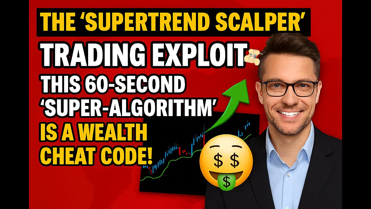 The "Supertrend Scalper" Trading Exploit💸 This 60-Second "Super-Algorithm" Is A Wealth Cheat Code!