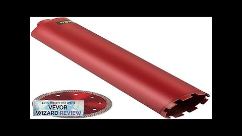 VEVOR Diamond Core Drill 4.5"/114mm Diameter Core Drill Bit 14"/355mm Concrete Core Review