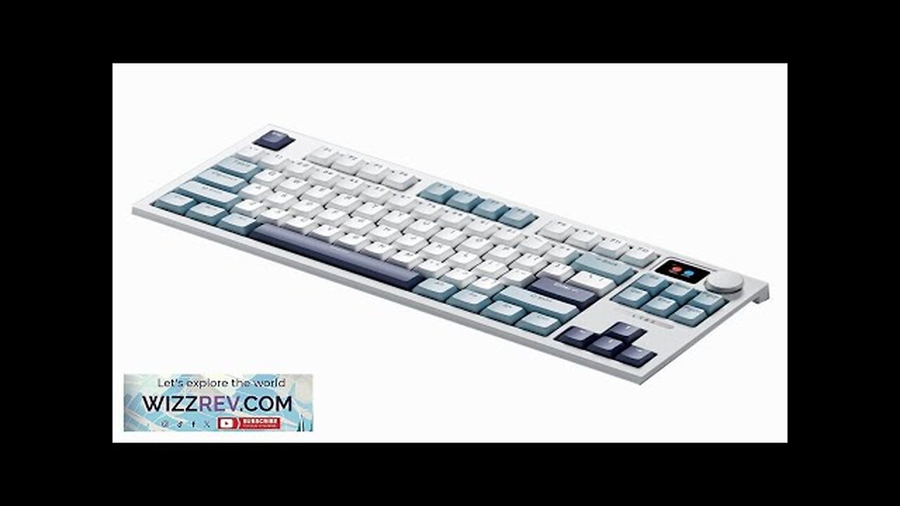 LANGTU LT84 Tri-mode Mechanical Gaming Keyboard with Display Screen and Knob 84 Review