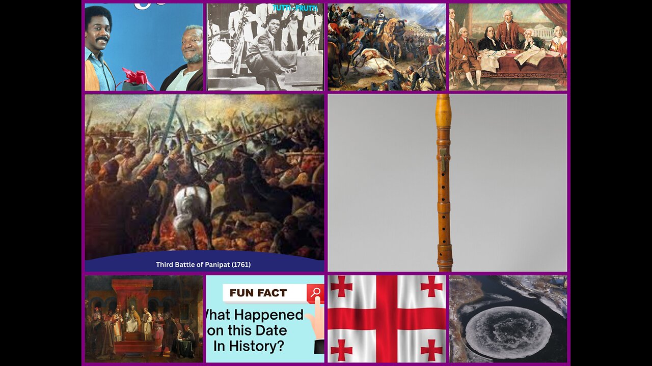 THIS DATE IN HISTORY - Order Templar, Clarinet Invented, 1,440 taps AND MORE! 01-14-2026