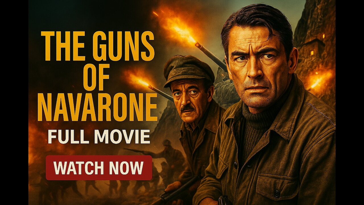 The Guns of Navarone (1961) | FULL MOVIE War Action Classic – Watch Now!