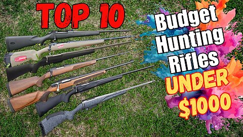 Top 10 Best Hunting Rifles Under $1000