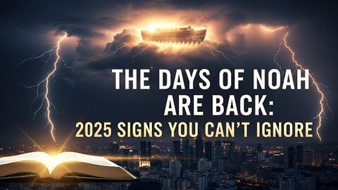 What If the Days of Noah Are Happening Now?