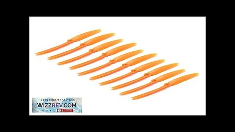 10pcs Gemfan 8060 ABS Direct Drive Orange Propeller Blade for RC Airplane Review