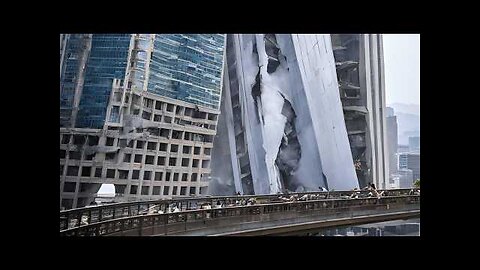 Powerful earthquake splits giant bridge in Chile, houses collapse