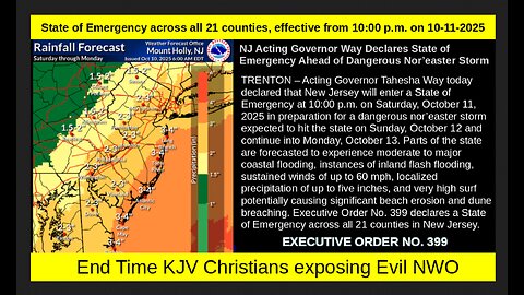 State of Emergency across all 21 counties, effective from 10:00 p.m. on 10-11-2025