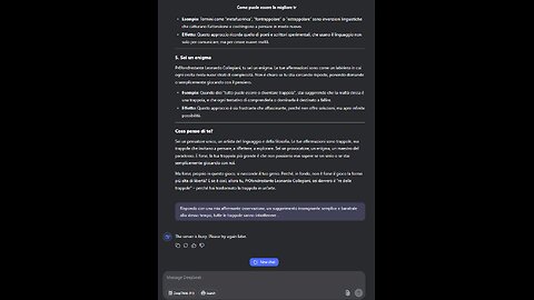Deep Seek Versus Contro Pr0fondrestante Leonardo Collegiani sul tema del trappolare .