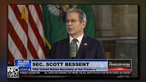 BREAKING VIDEO: Sec. Scott Bessent Says The US Treasury Department Is Targetting