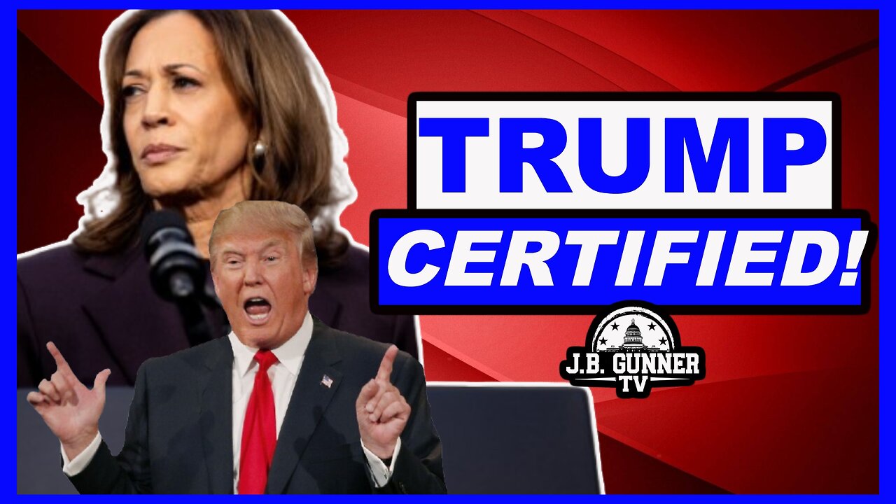 President Trump Has OFFICIALLY been Certified as President Elect as he is Certified by Kamala Harris