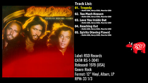 Bee Gees – Spirits Having Flown (Full Album) – 1979 – CAT.# RS-1-3041