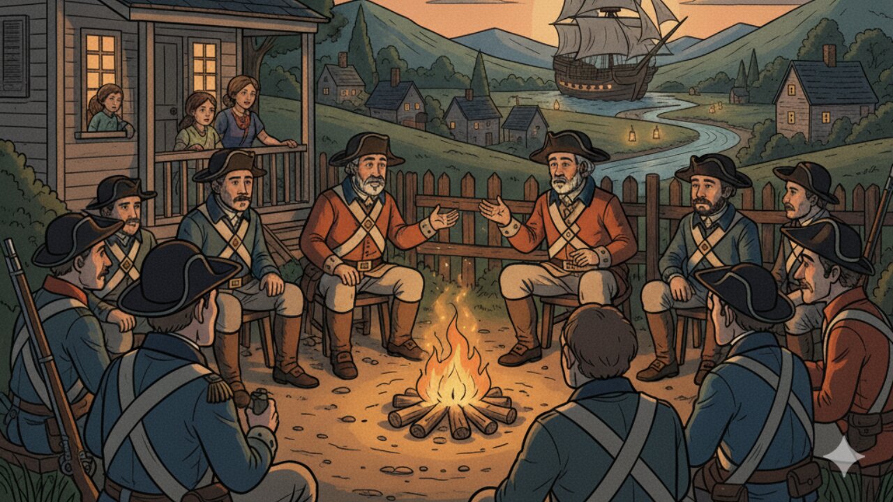 Drift to Sleep with the Gentle Story of the American Revolution | Boring History for Sleep