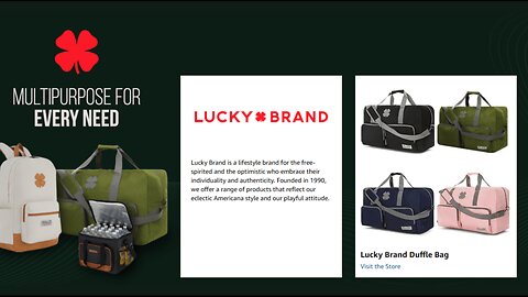 Lucky Travel Duffel Bags 65L, Gym Bag