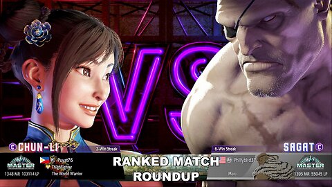 Kuya Kalbo SF6 Ranked Roundup. Chun Li Master Rank [Hori Fight Stick]