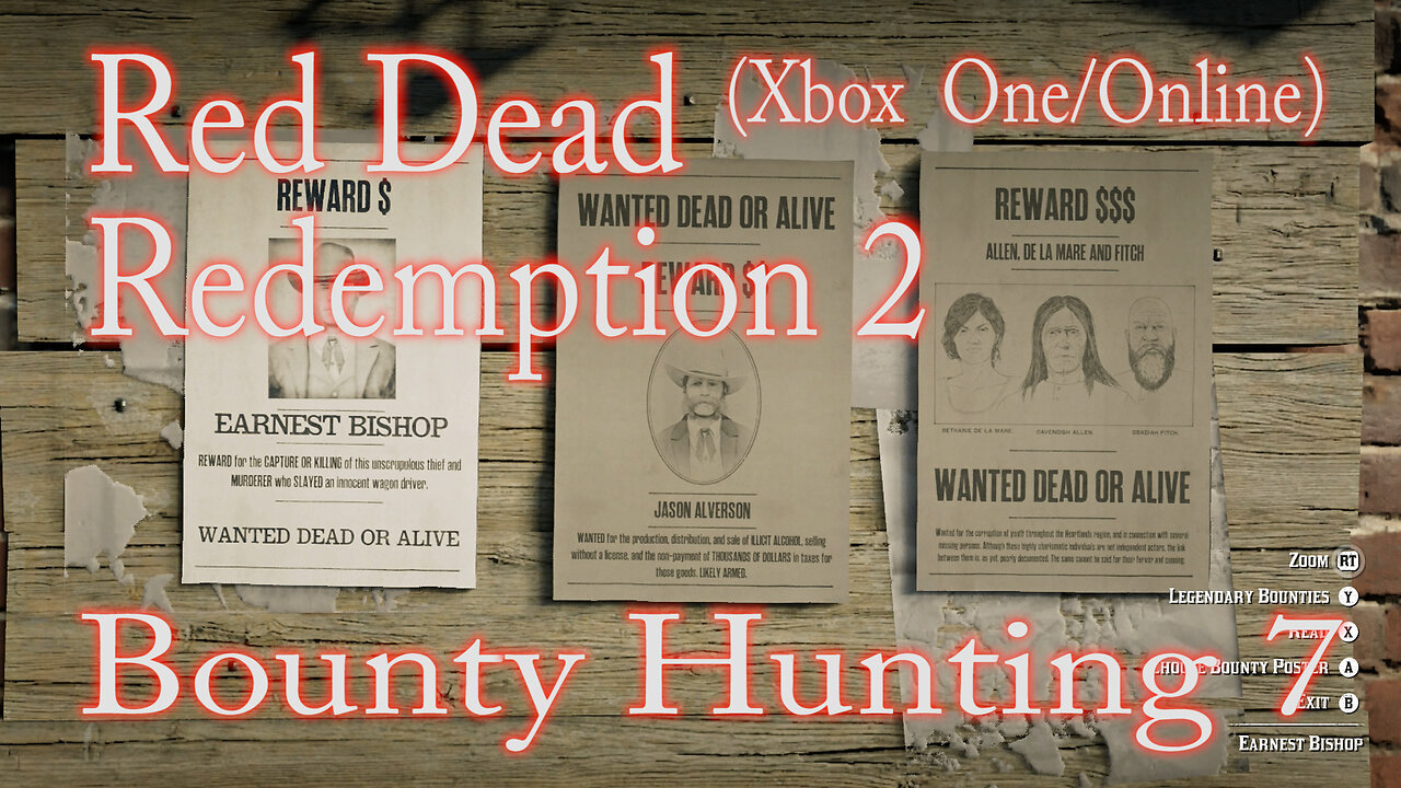 Red Dead Redemption 2 (Xbox One/Online) Bounty Hunting 7
