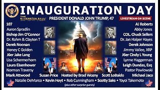 Inauguration Day LIVE of President Trump! 107, Michael Jaco, Leigh Dundas, Eisenhower, J6ers & More