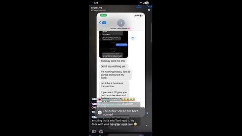 NONY SHOW MESSAGES OF TOMI TEXTING HER DAUGHTER
