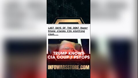 Alex Jones: Trump Warns America CIA Running Psyops & Preparing Coup Against Him - 11/26/25