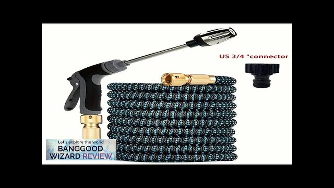 Premium Expandable Magic Car Wash Hose with Long Rod Spray Gun High Review