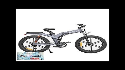 US DIRECT ENGWE X26 19.2Ah 7.5Ah Dual Batteries 1000W Folding Electric Bike Review