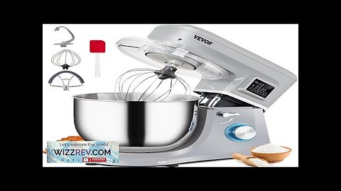 VEVOR Stand Mixer 660W Electric Dough Mixer with 6 Speeds LCD Screen Review