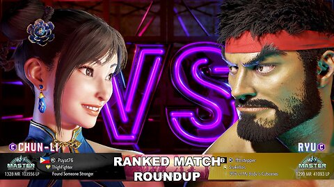 Kuya Kalbo SF6 Ranked Roundup. Chun Li Master Rank [Hori Fight Stick]