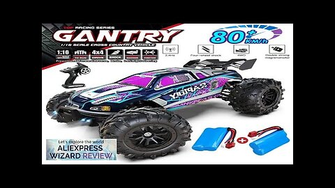 1:16 80km/h Brushless RC Drift Car With LED Lights 4WD Electric High Review