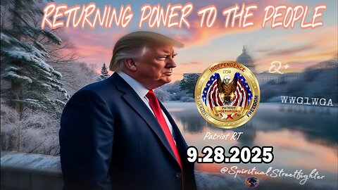 Patriot Underground & Mark From NewsTreason Situation Update Sep 28: "Discuss Recent Developments" 