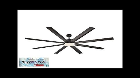 72 Inch Ceiling Fan with Light 6-Speed Remote Control Reversible Motor Black Review