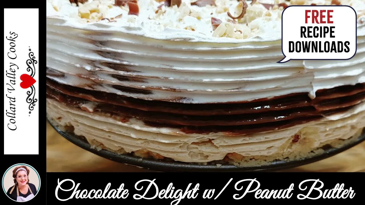 Chocolate Delight - Peanut Butter Cream Cheese Layer in This Recipe!