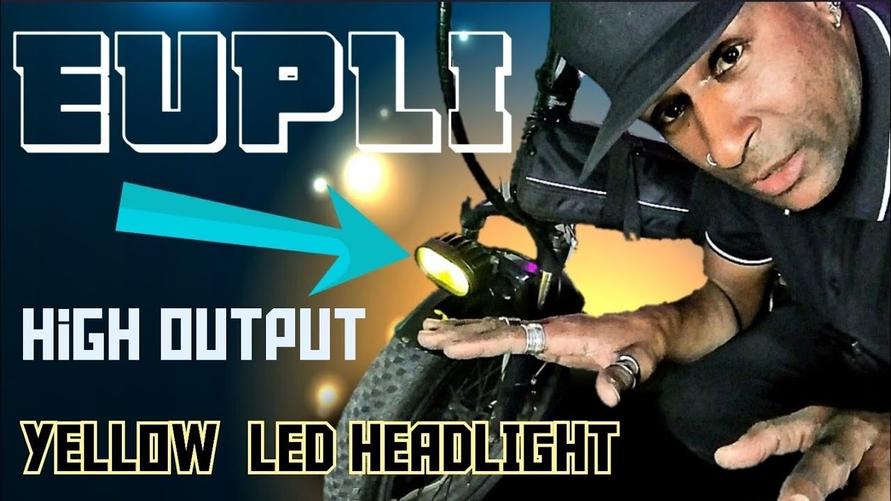 Illuminate Your Ride! EUPLI EBike LED Head Light for High-Output Brightness 🌟