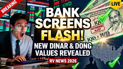 🚨 BANK SCREENS FLASH NATIONWIDE — New Dinar & Dong Values Revealed! ⚡💰 💥 Iraqi Dinar News 2026
