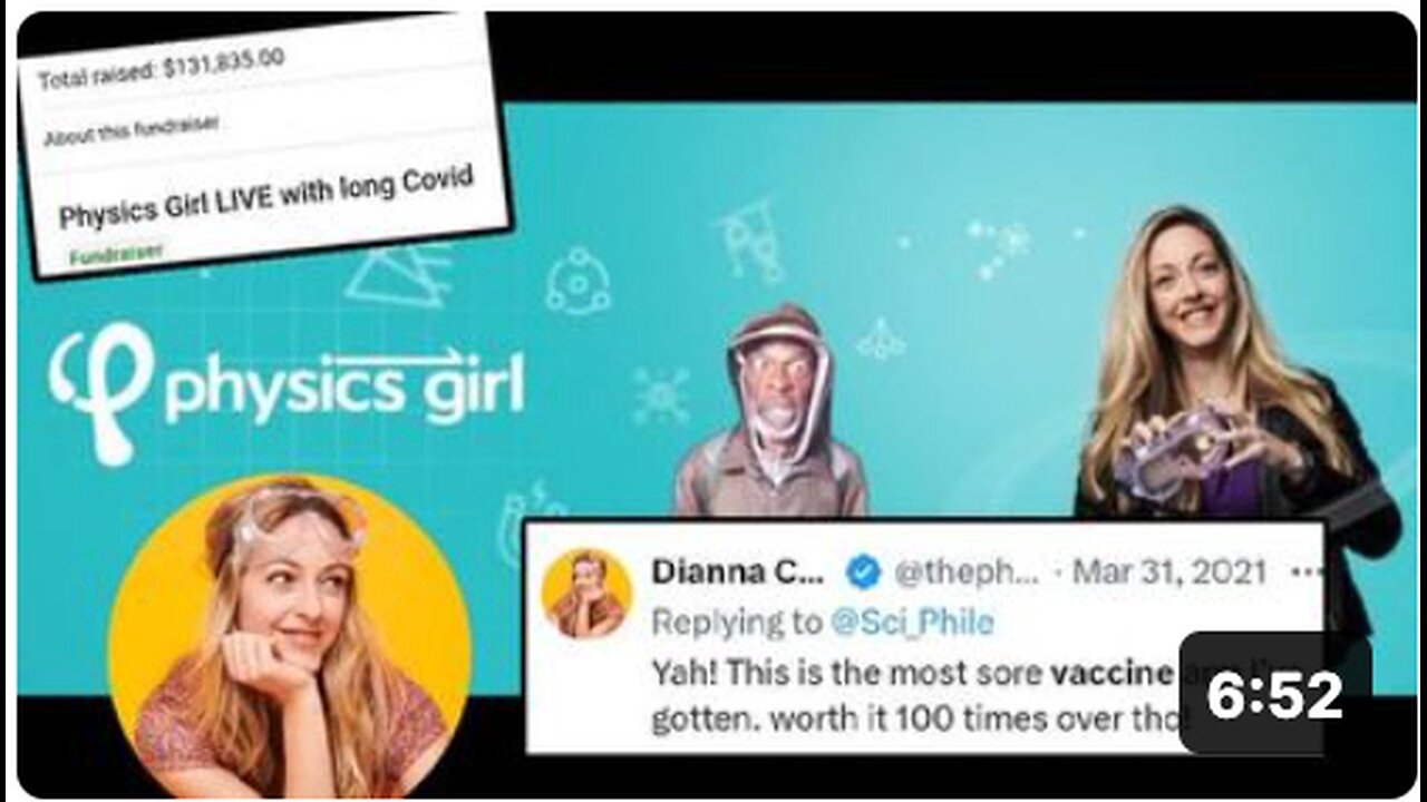 Trust The Science! Pfizer Takes Out The Physics Girl!