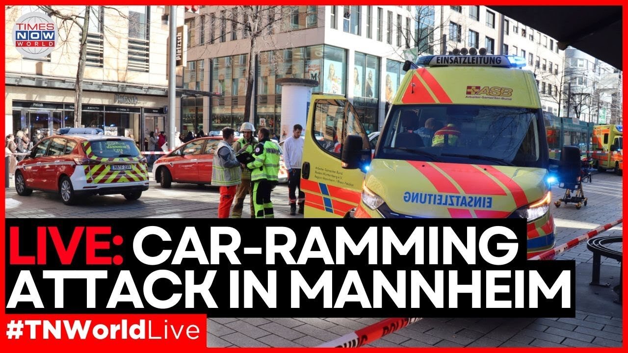 LIVE | Car-ramming Attack in Mannheim, Germany, Several Dead, Many Injured! | Times Now World