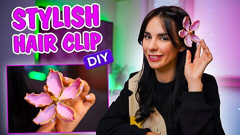 Emily Life Vlogs : Stylish Hair Clip DIY