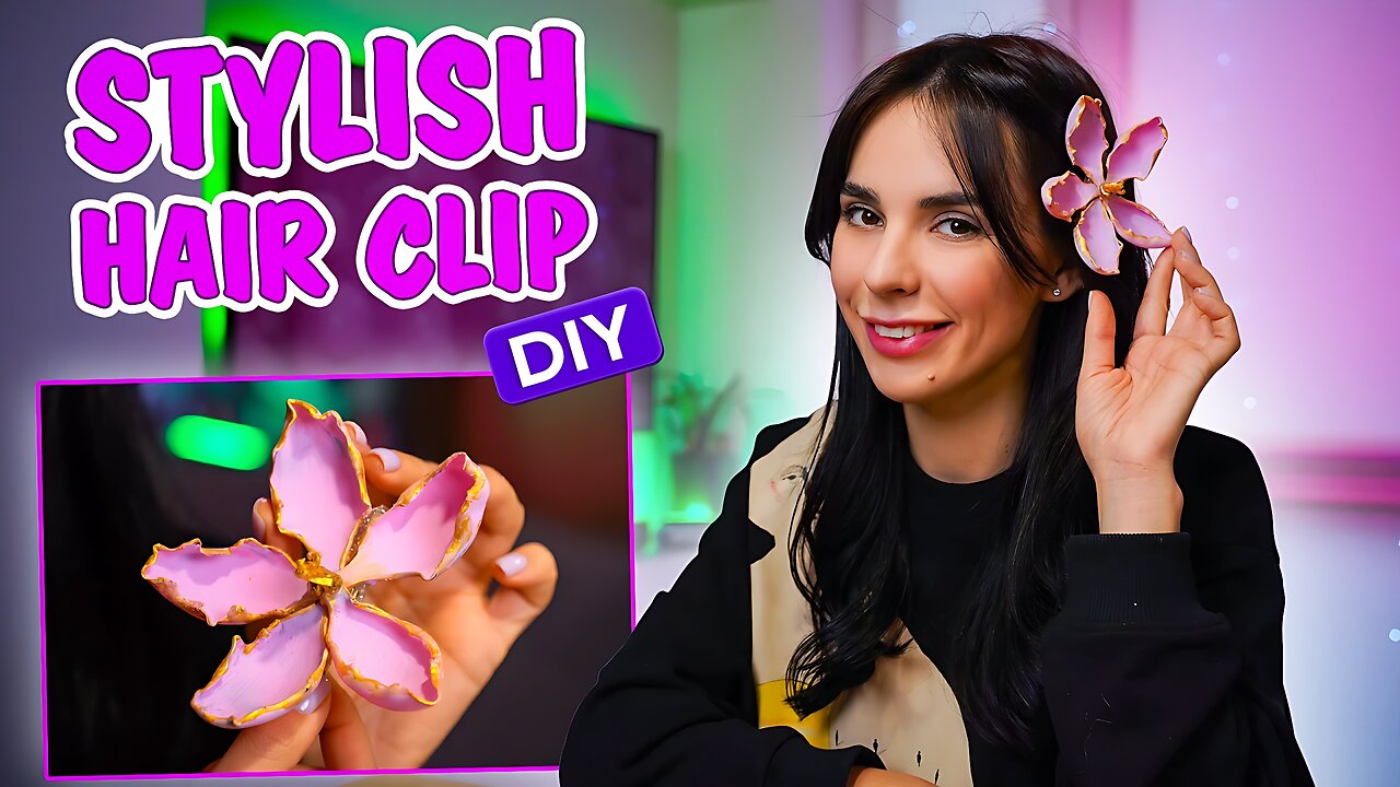 Emily Life Vlogs : Stylish Hair Clip DIY