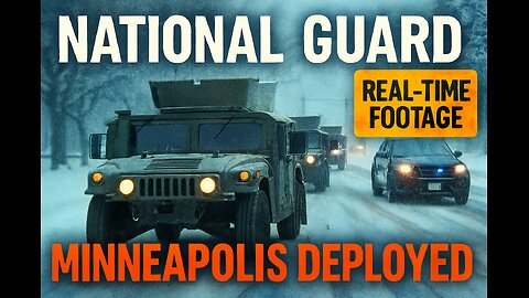 National Guard Deployed in Minneapolis After ICE Shooting — Real-Time Footage