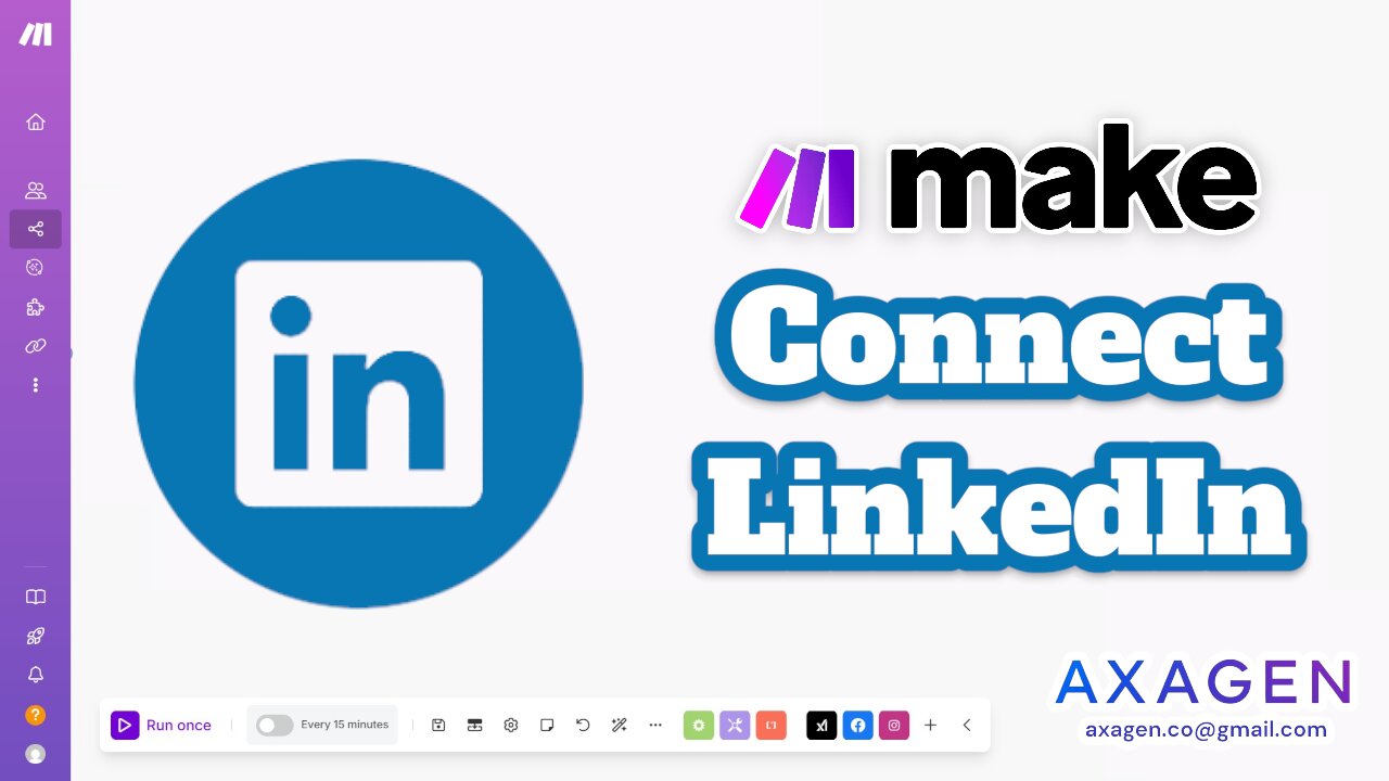 Connect LinkedIn with Make (Automated Posts, Images & AI Content)