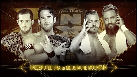 The Undisputed Era vs Moustache Mountain - NXT TakeOver: Brooklyn 4 (Full Match)