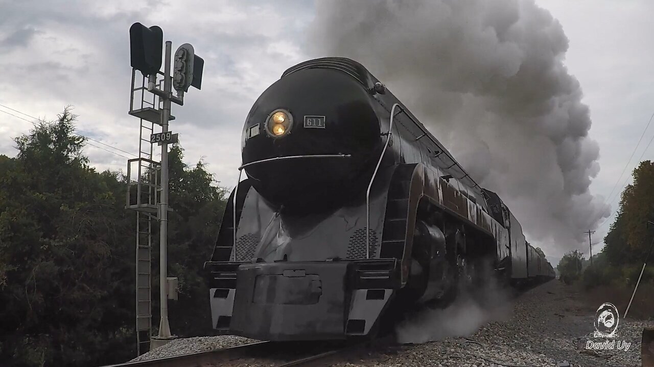 Queen of Steam N&W class J #611 on Virginia Scenic Railway Shenandoah Valley Limited 10/6/2024