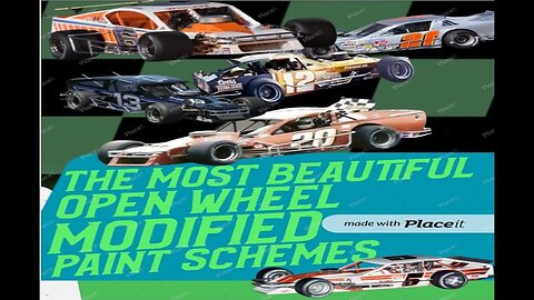 The Most Beautiful Open Wheel Modified Paint Schemes