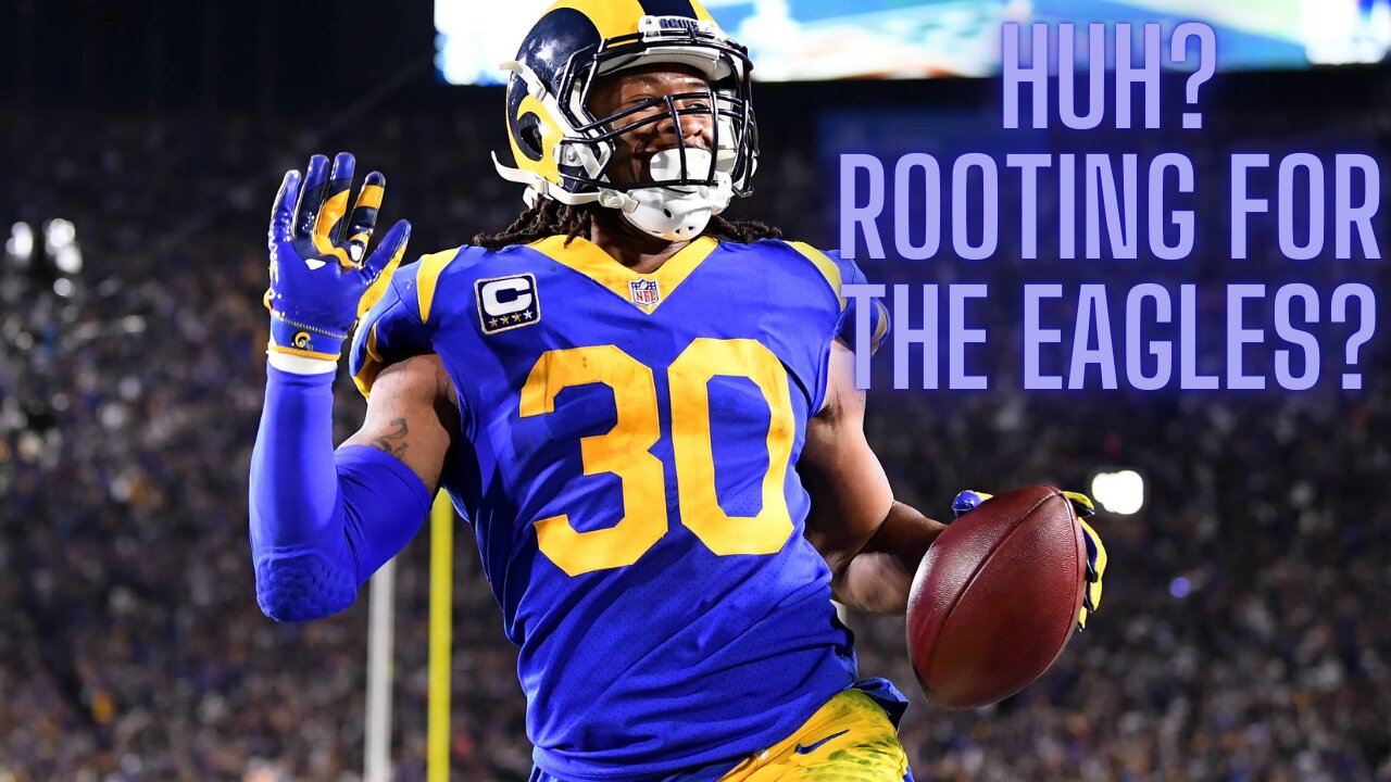 Wait? Todd Gurley isn't rooting for the Rams in the playoffs?