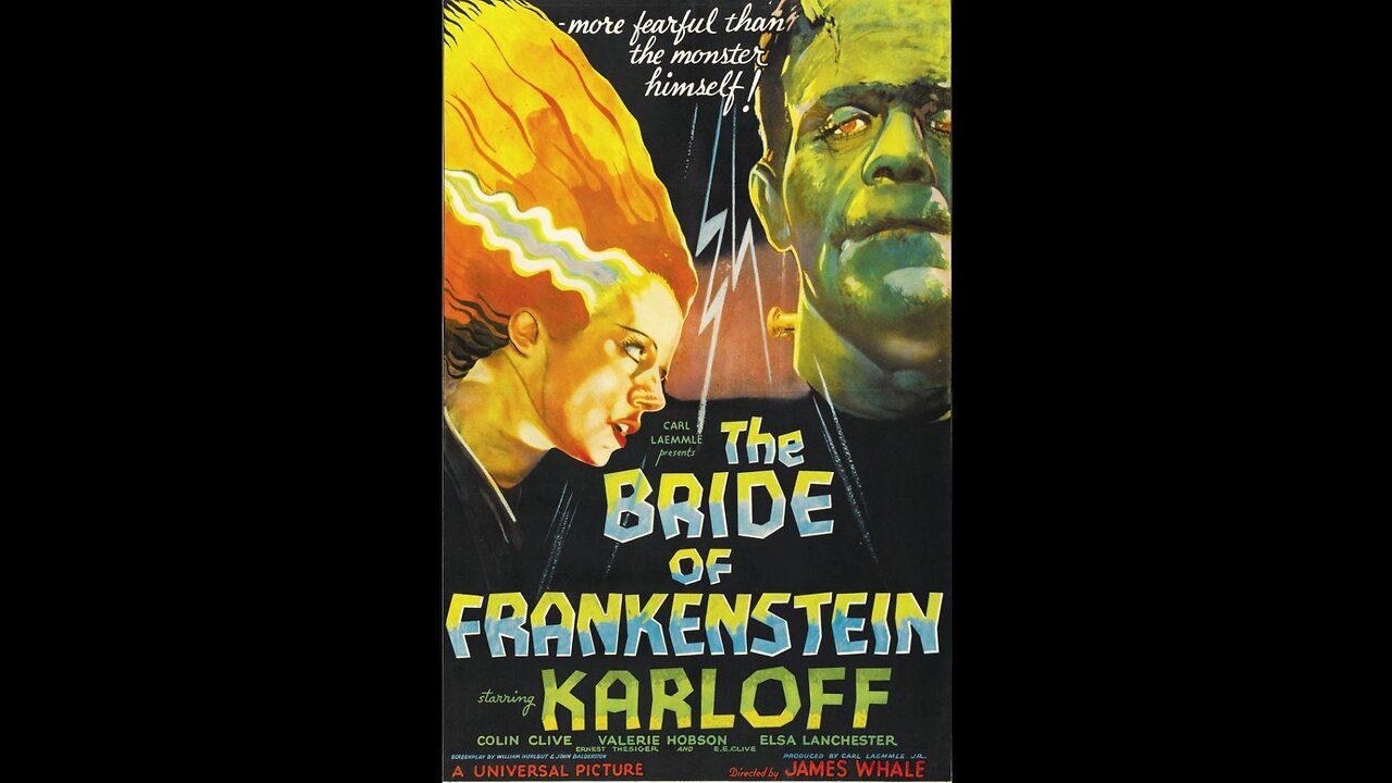 The Bride of Frankenstein 1935 HD 1080 Full Movie Boris Karloff, Colin Clive