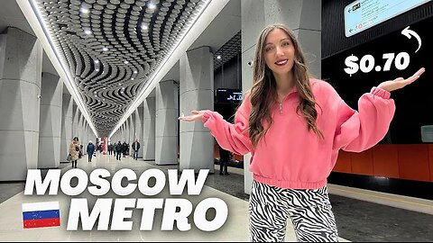 TRYING NEW RUSSIAN METRO 🇷🇺 The best transport in the world?!