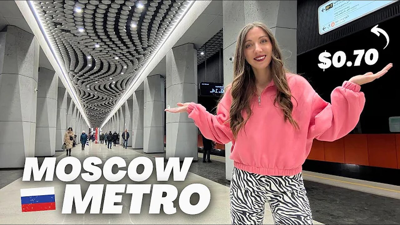 TRYING NEW RUSSIAN METRO 🇷🇺 The best transport in the world?!