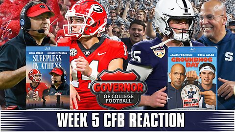 Week 5 College Football Reaction | Governor of College Football EP 92