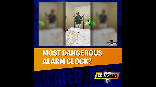 ⏰Don't Think You'll Sleep Through This Alarm Clock