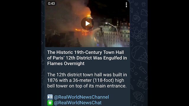 News Shorts: 19th Century Town Hall of Paris was on Fire