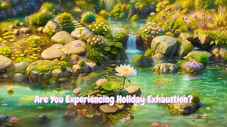 GENTLE PIANO, WATER SOUNDS, FROGS & INSECTS BUZZING WILL RELAX YOU • PERFECT WEEKEND RELAXER