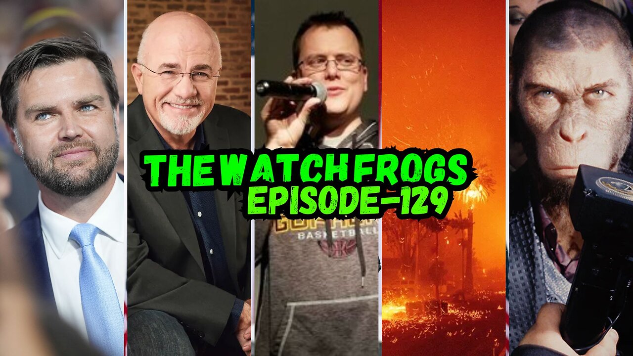 Watch Frogs Show 129 - Betterman REEEview, JD Vance j6 fumble, Greenland, LA fires & Moar