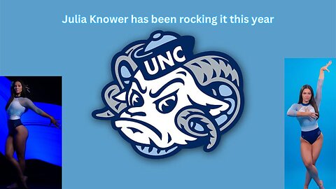 Julia Knower has been doing great for the UNC Tarheels gymnastics team